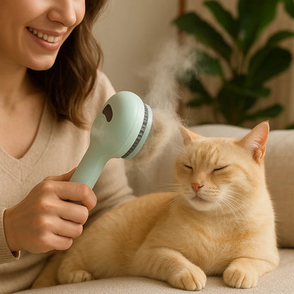 Premiumowa parowa szczotka dla kotów