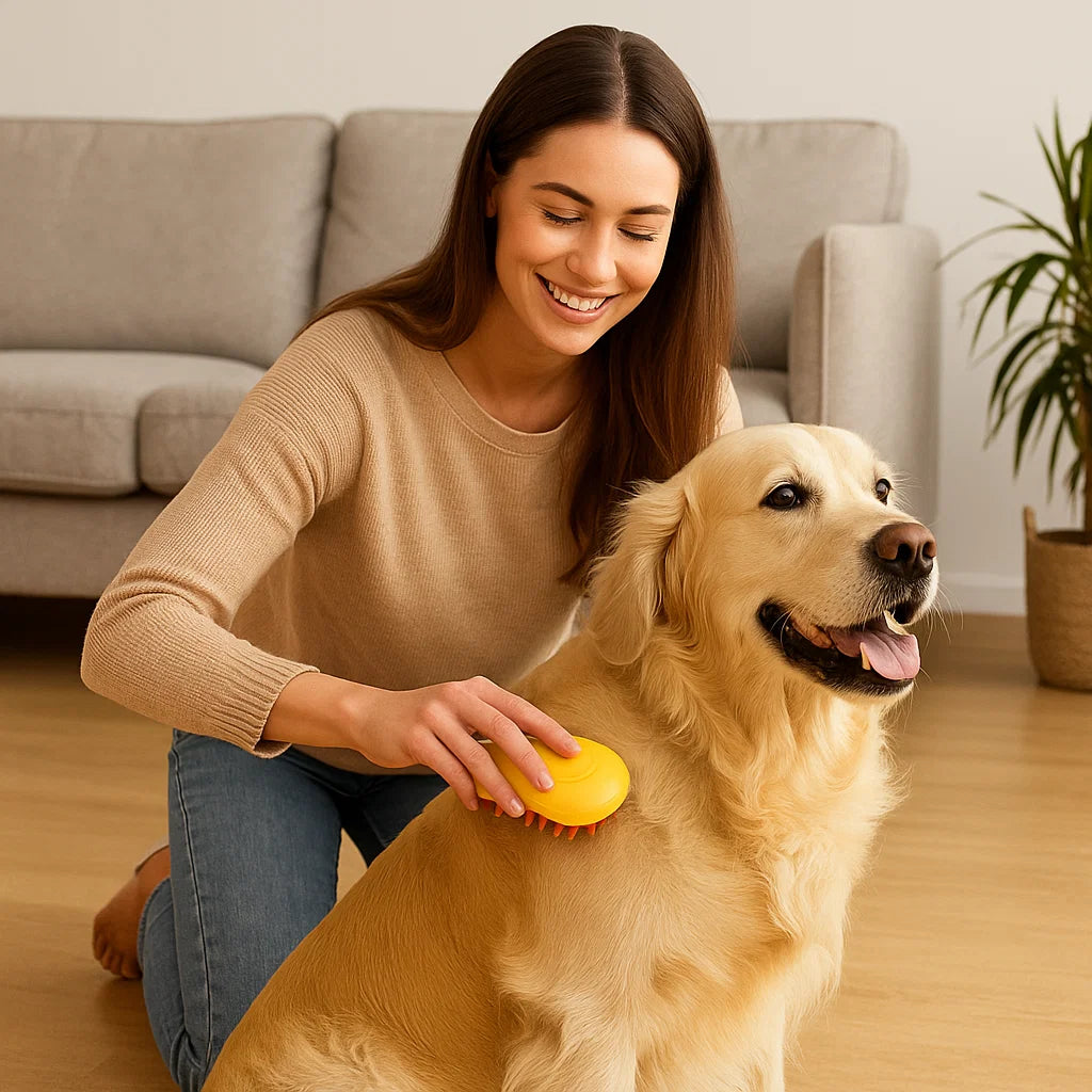 Parowa szczotka dla psów