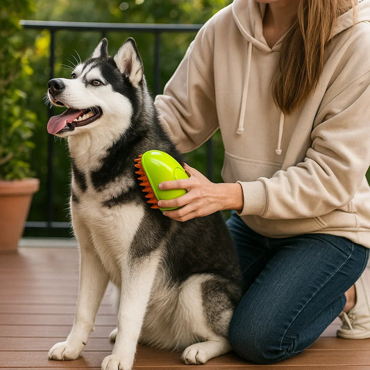 Parowa szczotka dla psów