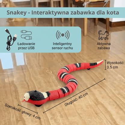 Snakey - Interaktywna zabawka dla kota