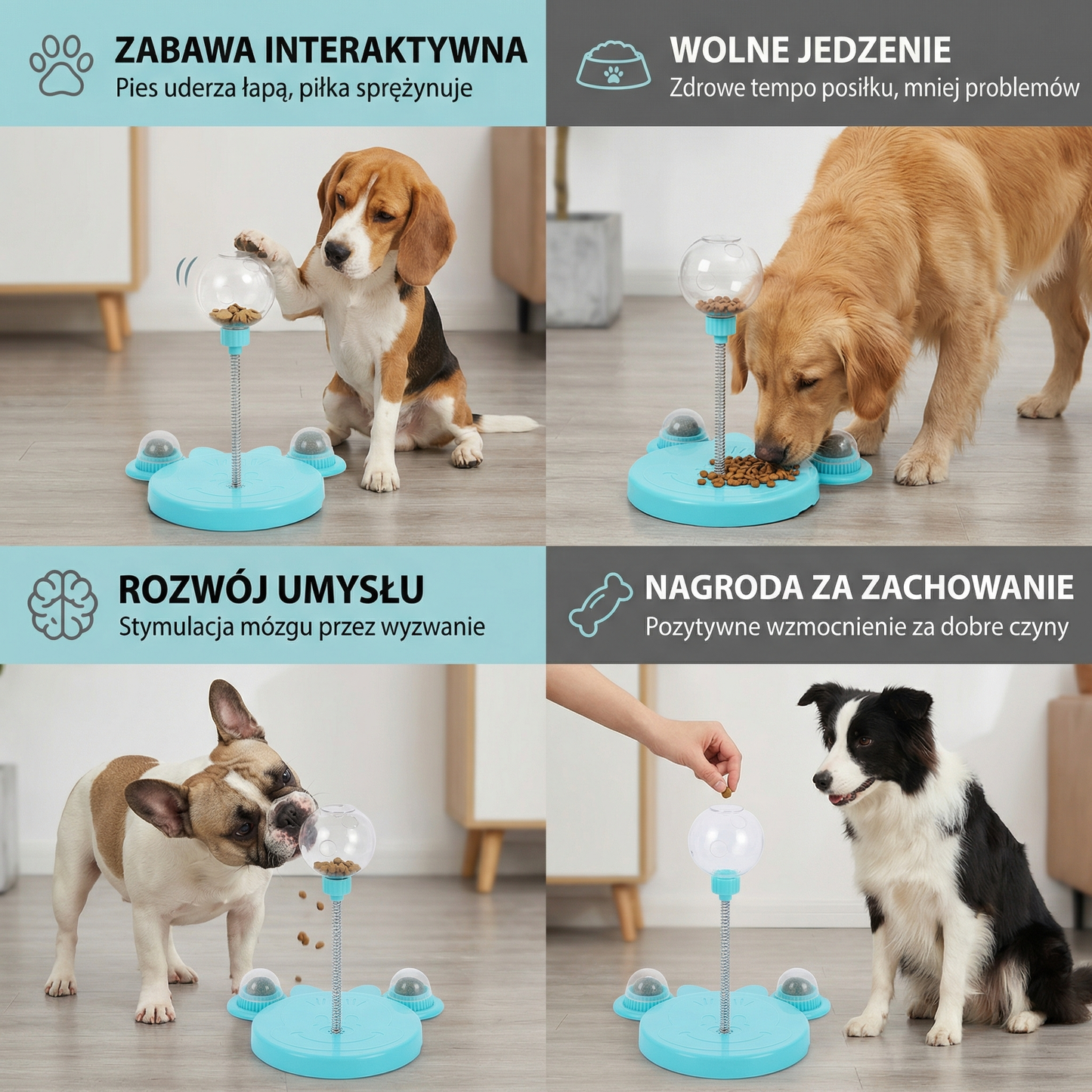 Chwiejna Zabawka na Smakołyki dla Psa