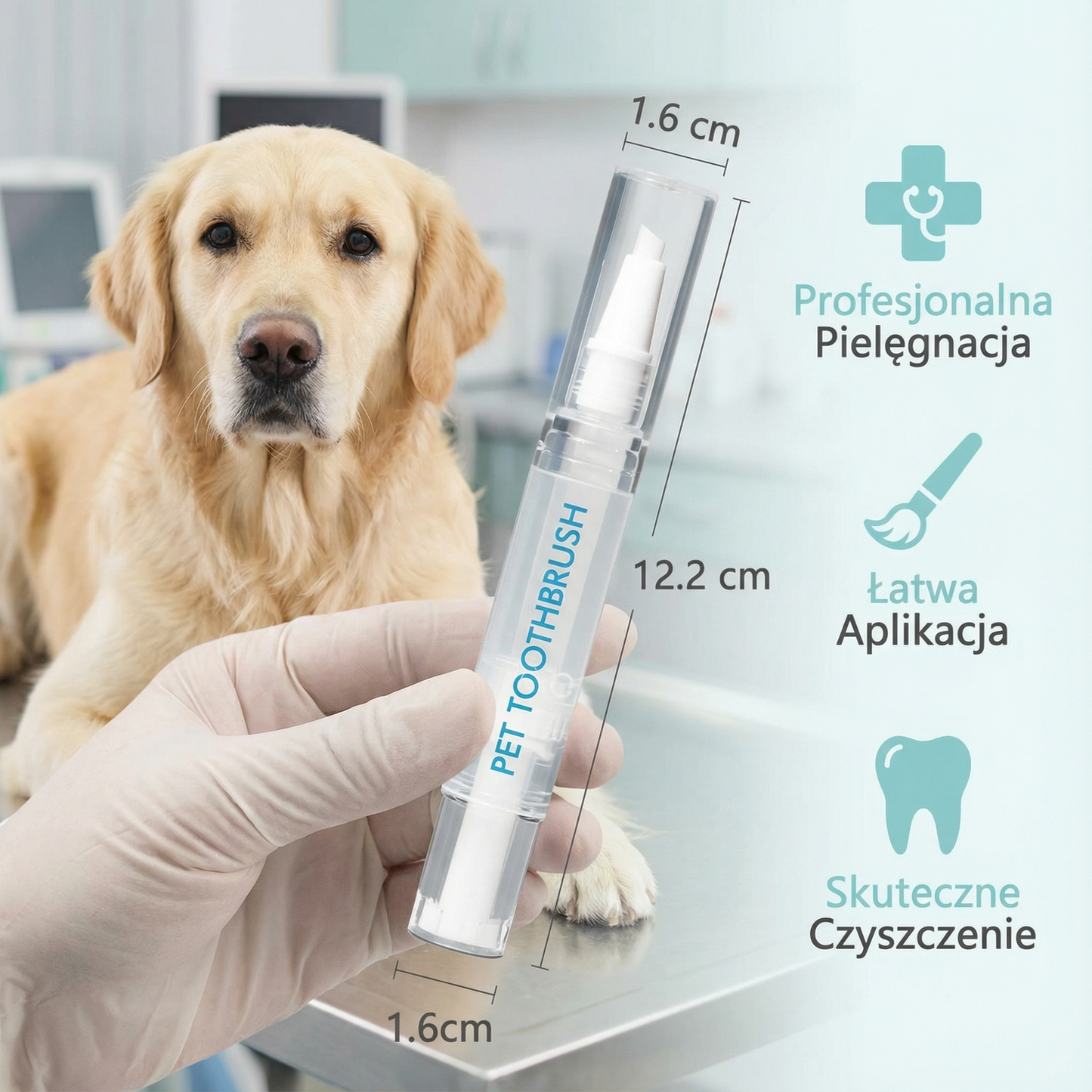 Stift do pielęgnacji zębów dla zwierząt