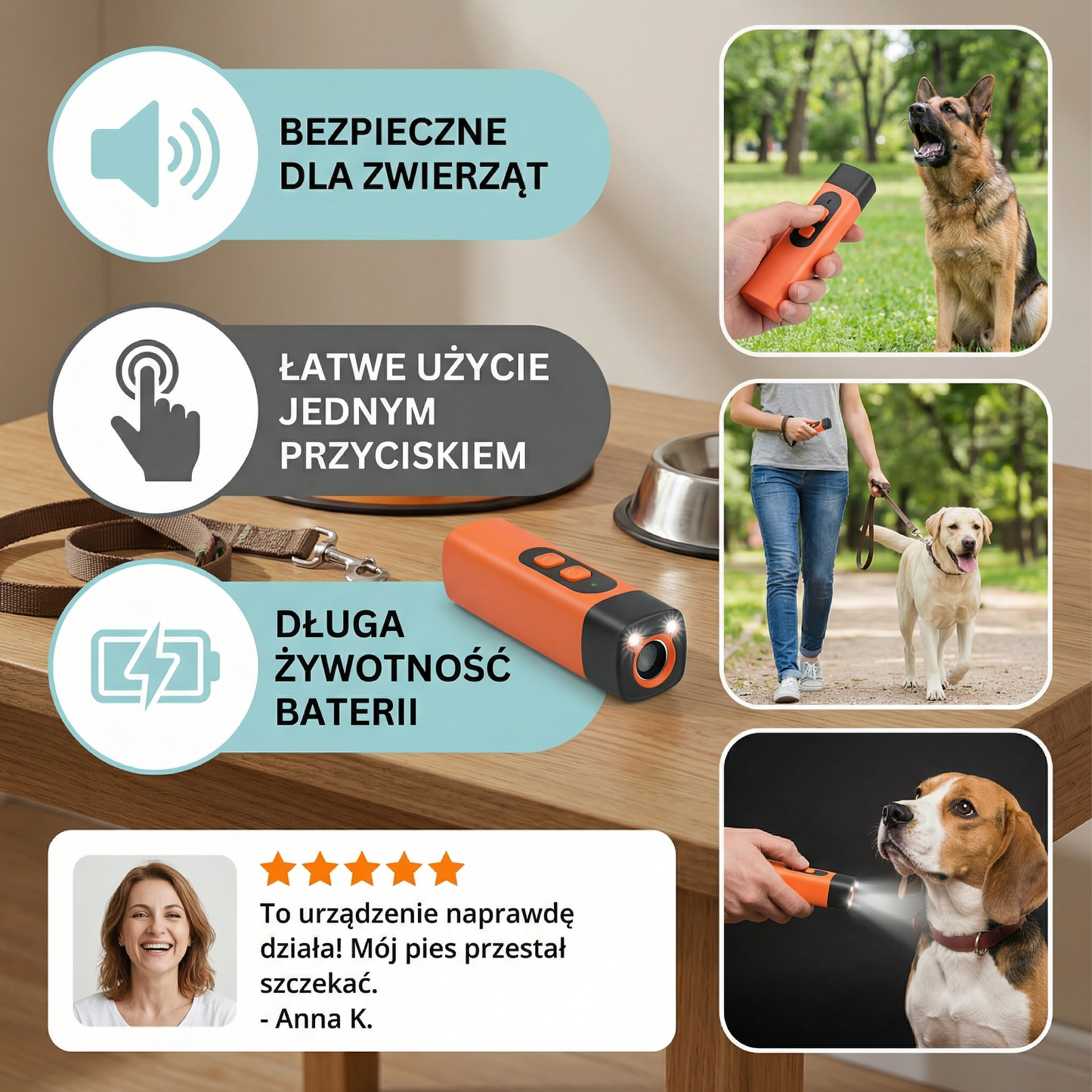 AntiSzczek – ultradźwiękowe urządzenie dla psów