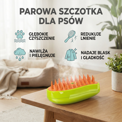 Parowa szczotka dla psów