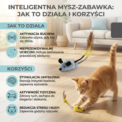 Inteligentna mysz-zabawka