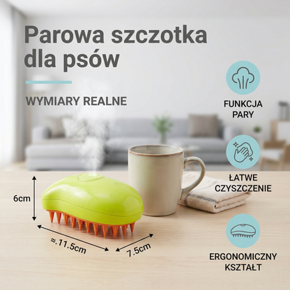 Parowa szczotka dla psów