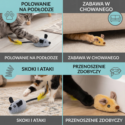 Inteligentna mysz-zabawka