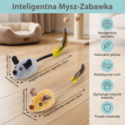 Inteligentna mysz-zabawka