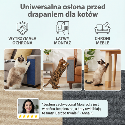 Uniwersalna osłona przed drapaniem dla kotów
