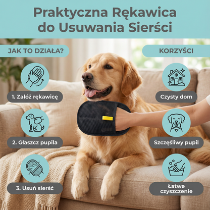 Praktyczna Rękawica do Usuwania Sierści