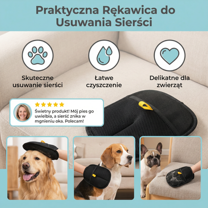 Praktyczna Rękawica do Usuwania Sierści
