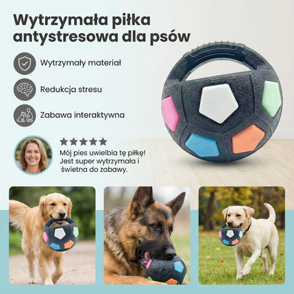 Wytrzymała piłka antystresowa dla psów